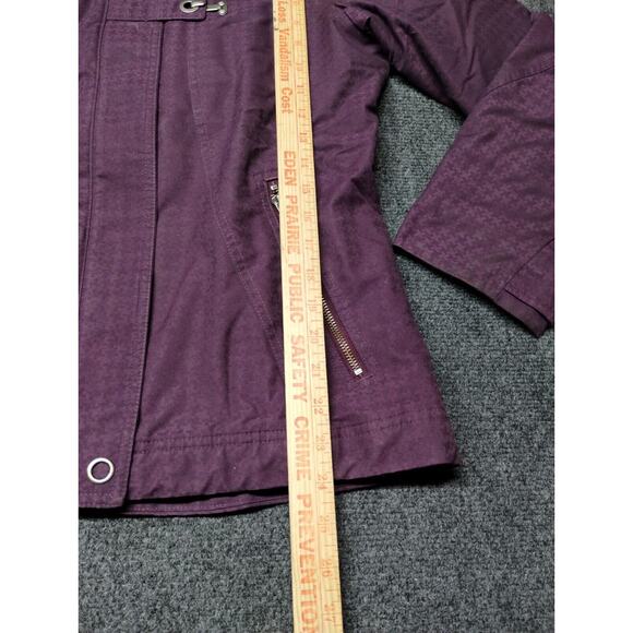 Columbia Omni Shade Jacket Women Small Purple Parka Coat Hooded Cute - Picture 4 of 12